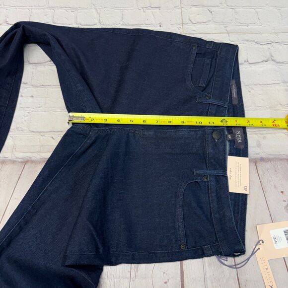 NWT NYDJ Women Ami Skinny Jeans Size 12P 12 Petite Dark Blue Denim D031 -9 - Picture 5 of 16